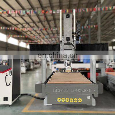 Leeder Wood Cutting and Engraving Machine Automatic Atc Wood Router Cnc 3d Models Carving Cnc 1325 Price photo-2