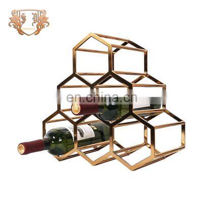 Table Tabletop Wire Bottle Wine Holder Rack