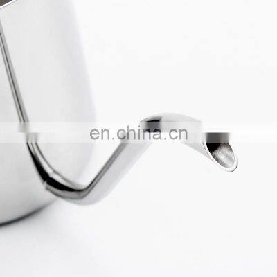 Classic Pour Over Coffee Tea Kettle 304 Stainless Steel Gooseneck Hanging Ear Pot Wholesales photo-4