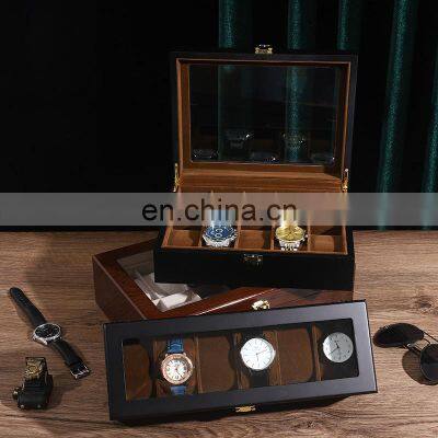 High Quality Wooden Display 8 Grid Watch Box Case photo-5