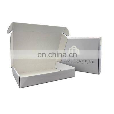 Custom Logo Mailer Box Reusable Shipping Box Folding Paper Kit Color printing Corrugated Cardboard Carton Paper Box