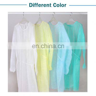 Cheap Disposable 17g 20g 25g 30g 35g Non Woven Isolation Gown