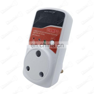 15AMPS socket voltage surge protector digital voltage protector 220v voltage protector