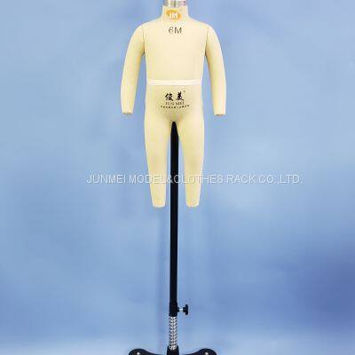 High Quality EU Infant Headless Dress Form for 6 Month Full Body Kids' Mannequin With Hanging Pole Toddlers Dress Form photo-2