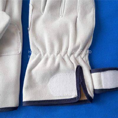 Leather Garden Welding Gloves Goat Leather Gloves Safety Working Leather Gloves Industrial for construction