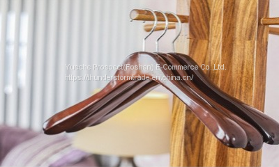 Luxury Natural Wood Coat Hangers For Garment photo-4