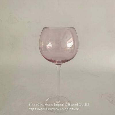 Customized Colorful Apple Shaped Stemware Wine Glass Goblet for Restaurant photo-3