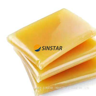 Wholesale price hot melt adhesive book binding automatic machine sinstar jelly glue for rigid box