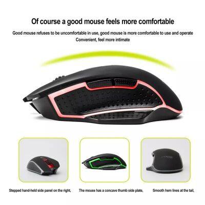 2022 New FV-W3 Wireless Gaming Mechanical Mouse Computer Mouse Silent Ergonomic Mini Silent Mouse photo-3