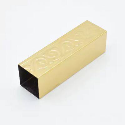 Hot Selling 304 201 316 310s Material SS Color Stainless Steel Pipe Tube Gold Color Stainless Steel Rectangular Tube photo-4