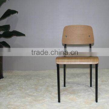 Replica Powder Coated Frame Plywood European Style Jean Prouve Standard Chair,standard Dining Chair, Prouve Style Standard Chair photo-2