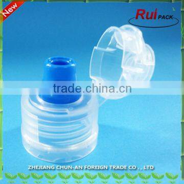 Plastic 28/1810 screw cap for miner water bottle/ hot sale plastic double temper-evident closure lid