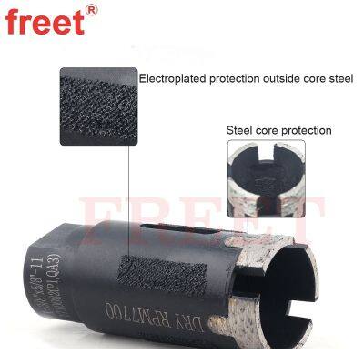 35mm Vacuum Brazed Dry Diamond Core Drill Bits for Drilling Stone photo-3