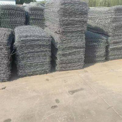 Malla de gabión para la gestión de canales fluviales y la protección de taludes, gabiones de alambre galvanizado a caliente, jaulas de alambre de plomo, control de inundaciones hidráulicas photo-5