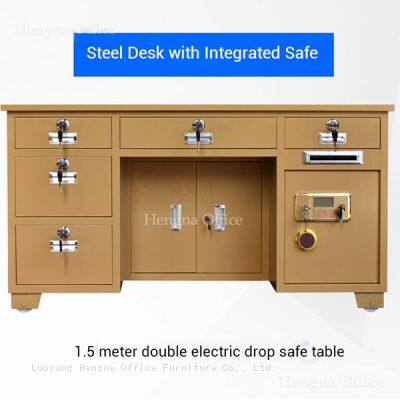 Высокобезопасная рабочая станция - ESD086 | Стальная дверь сейфа толщиной 30 мм и порт аварийного питания для служебных кабинетов государственных спецслужб