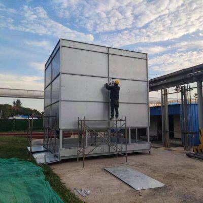 300-cubic Counterflow Cooling Tower, Medium-temperature Industrial Type, All-steel Material, 20-year Service Life photo-2