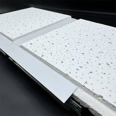 600x1200mm Large Size Mineral Fiber Board Soundproof Ceiling Board for Office Building