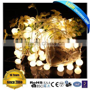 led round ball christmas color changing string lights