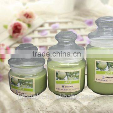 Natural Scented Candles in Lavender Glass Jar Container photo-6