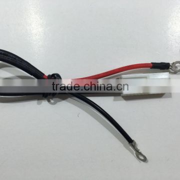 2.0mm Pitch White Connector to 3..2mm Ring Terminal RED /Black Wire Harness