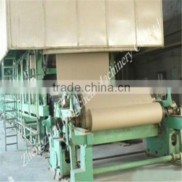 4400mm Kraft paper machine Capacity:150-450t/d .Raw material :waste paper , carton,wood pulp