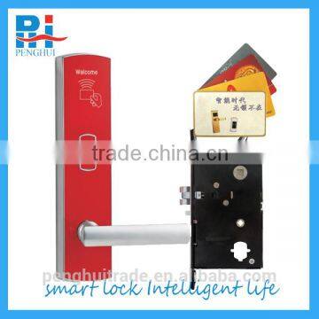 Elegant Smile RFID electronic hotel lock with Red colour