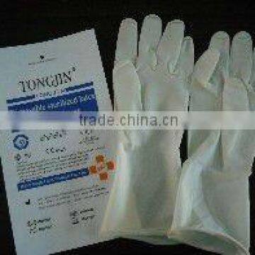 powder free AQL1.5 latex medical surgical gloves