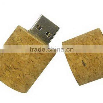 Custom logo cork usb flash memory