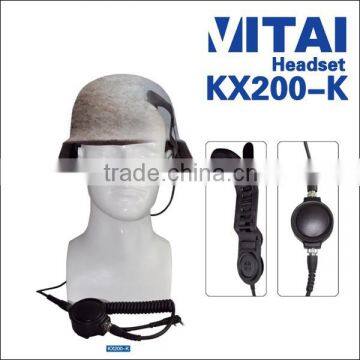 VITAI KX200-K High Quality Aircraft Headsets for Walkie Talkie