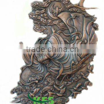 Bronze ancient Chinese fairy relief