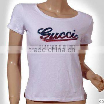 2014 fashion new style advertising t shirts for women