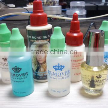 wholesale top quanlity cheap stock hair bonding glue ,remover for hair weaving super bond