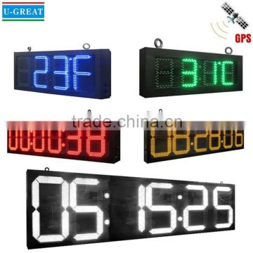 RF Remote Control Outdoor Red / Green / Blue / Yellow / White Color LED Countdown Timer