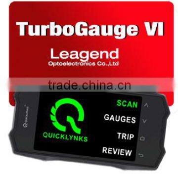 Vehicle/auto/car trip computer TurboGauge V(Black)--color screen