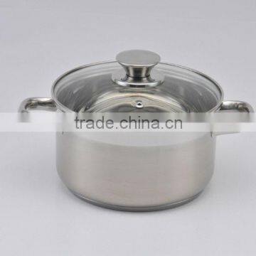 18/8 Stainless Steel Casserole for Home use suitable for Induction