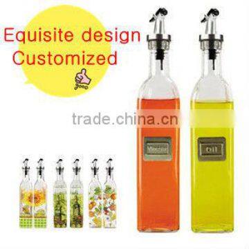 Passion 2013 Custom Design Popular Glass Oil Bottle