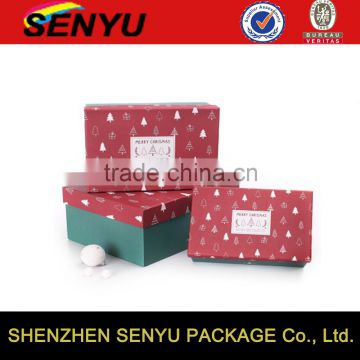 special design for small Christmas gift paper box packagings