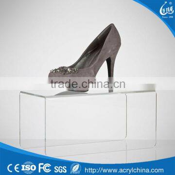 Fashion Clear Acrylic Display Stand For Displaying Shoes Or Cosmetics OrJewellery