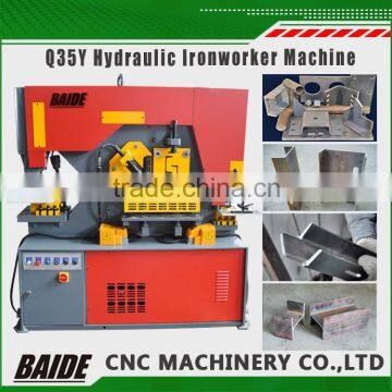 Q35Y hydraulic ironworker , plate notching machine