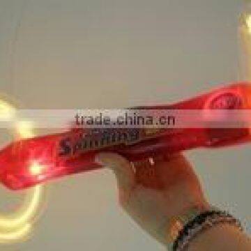 flashing led toy double end spinning wand