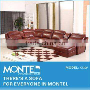 European style germany u shaped sectional corner sofa