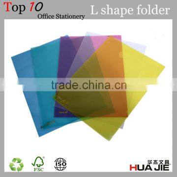 L shape file folder A4 PP folders