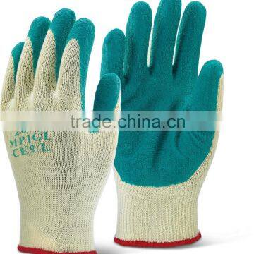 Hot sale high quality gardening glove latex palm coated cotton work glove wholesale GL2063