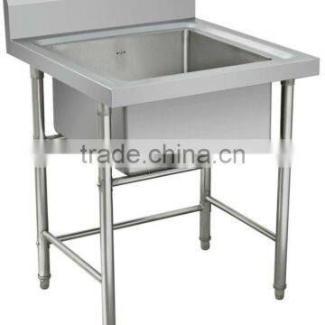 Stainless Steel Kitchen Sink Work Table (Single Bowl)