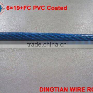 6*19+FC PVC coated Steel wire rope