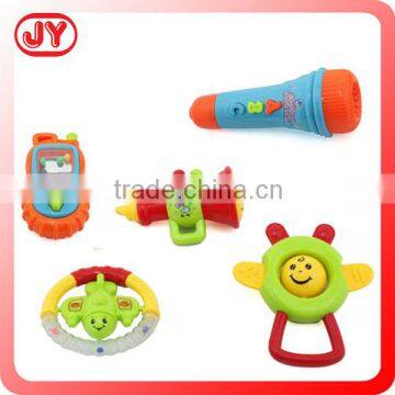 Newest toys baby play set plastic baby rattle with EN71