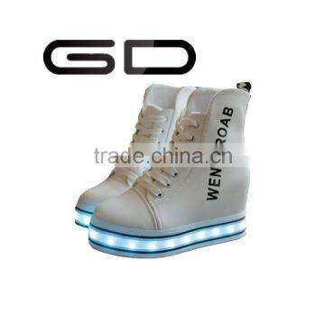 GDSHOE fashion cheap price women led wedges sneakers