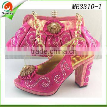 shoes and shoulder bags for woman italian shoe and bag set handbag for ladies