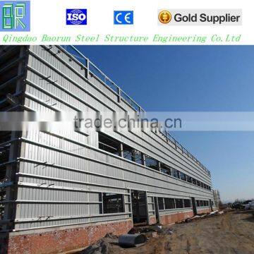 Prefab engineered large span steel structure factory workshop