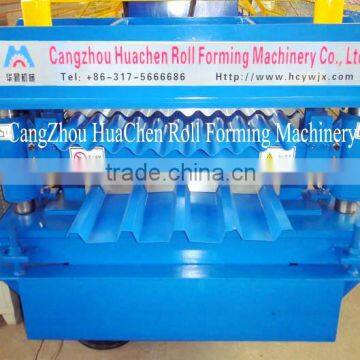 Zhongyuan Machinery Two Deck Steel Roof Sheet Roll Forming Machine photo-4